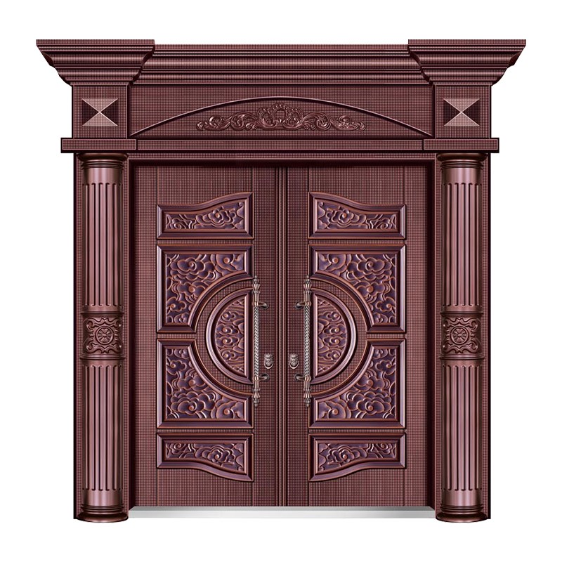 防盗门家用入户门别墅大门进户门子母门开门锌铁合金庭院门 - 图3