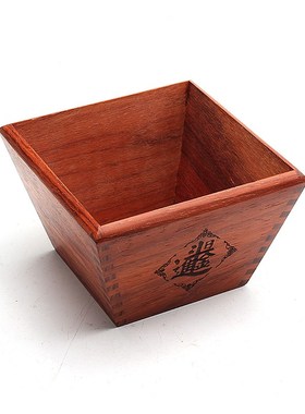 红木升斗实木缅甸花梨米斗木质红红花梨桌面果盒家用摆件开业礼品