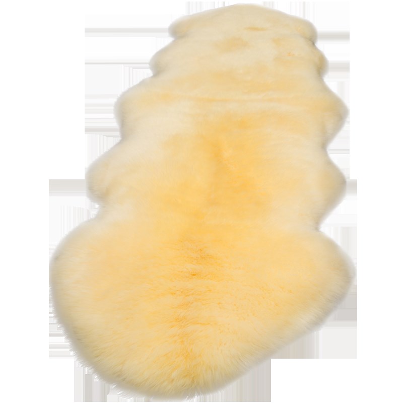 澳洲羊毛沙发坐垫整张羊皮垫子欧式加厚防滑飘窗垫长毛绒白色 - 图3