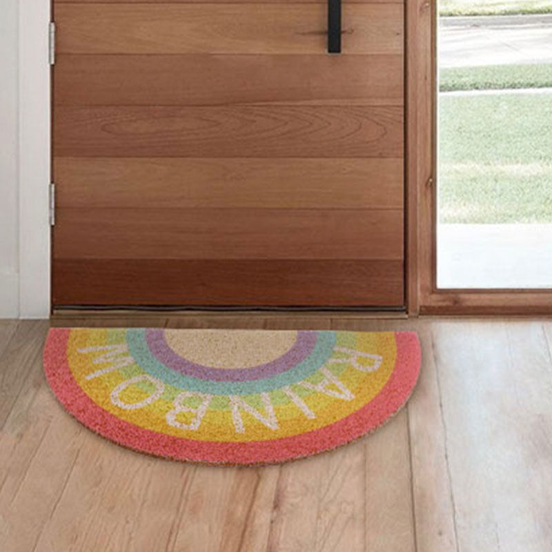 【进门地垫】彩虹北欧简约大门入户门口蹭脚垫家用耐脏丝圈门垫,淘宝优惠券,粉丝福利购,淘宝优惠卷