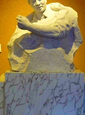 定制铸铜名人雕像玻璃钢彷铜孔繁森人物雕塑校园文化艺术品摆件