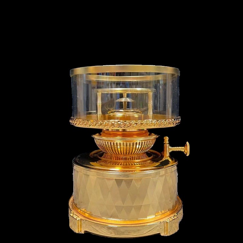 New copper tea stove air tea lamp Gongfu tea set water stove retro tea brewing utensil