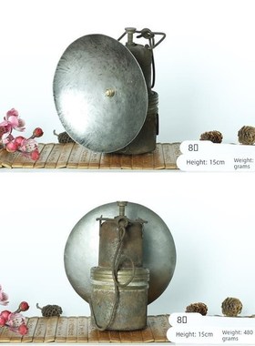 老嘎斯灯 瓦斯灯提灯电石灯铜铁质矿灯古玩杂项民俗老物件收藏品