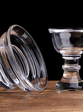 天然纯净体白水晶护法杯中小号 供水杯 圣水杯烛台酥油灯供灯佛灯