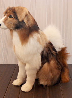 仿真狗狗牧羊犬玩具狗摆件创意家居主题工艺装饰品特色年货超值购