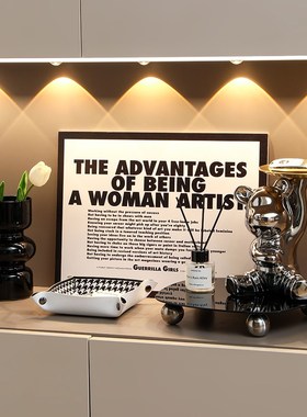 高级感电子时钟桌面摆件创意家居入户玄关客厅电视柜酒柜展示柜