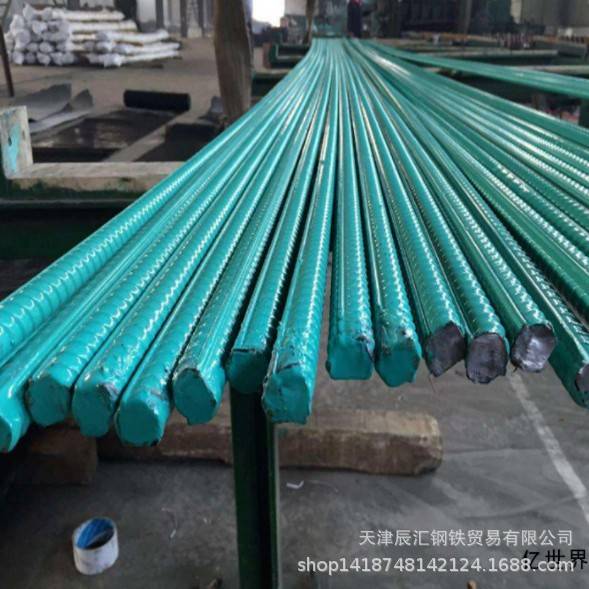 12mm环氧涂层带肋钢筋现货 用于高铁折弯成N4 N5 N6配套使用 - 图0