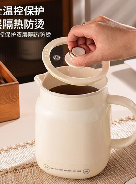 升级智能养生多档电炖杯多功能炖煮杯加热杯子保温恒温杯电煮锅