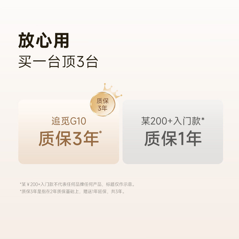 追觅G10高速吹风机家用电吹风力大功率速干风筒负离子无叶低噪音