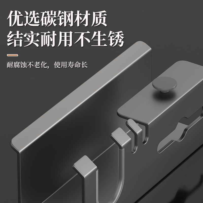 卫生间吹风机置物架免打孔壁挂式浴室多功能风筒支架纸巾收纳挂架,淘宝优惠券,粉丝福利购,淘宝优惠卷