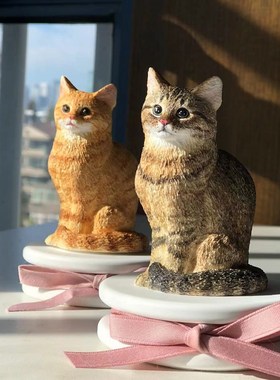 宠物猫咪定制香薰英短美短布偶宠物猫咪纪念定制摆件香薰情侣礼物