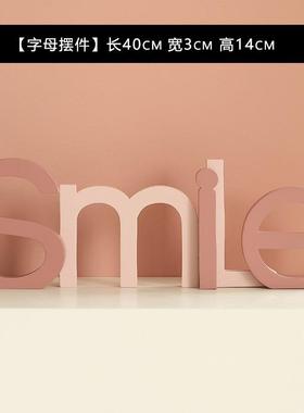 现代室简约儿童房卧书桌女孩房样居板房小展摆件装饰品tj#u+%lo家