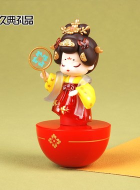 西安文创大唐不夜城不倒翁小姐姐手办旅游纪念品公仔摆件小礼物