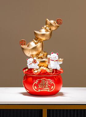 大型招财宝猫日财创意招财宝聚宝盆装修新居礼品店开业礼品