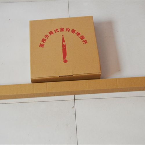 2.6米金色不绣钢办公室会议旗杆旗架厅旗落地旗座国旗党旗 伸缩杆 - 图3