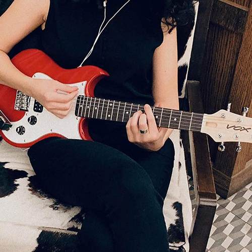 VOX SDC-1 mini迷你电吉他便携旅行儿童专用专业电吉他初学入门 - 图1