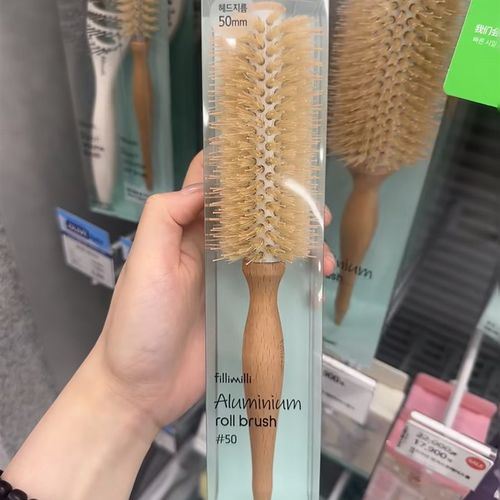 韩国Fillimilli气垫发根蓬松造型梳按摩头皮气感梳卷发梳打结刘海 - 图0