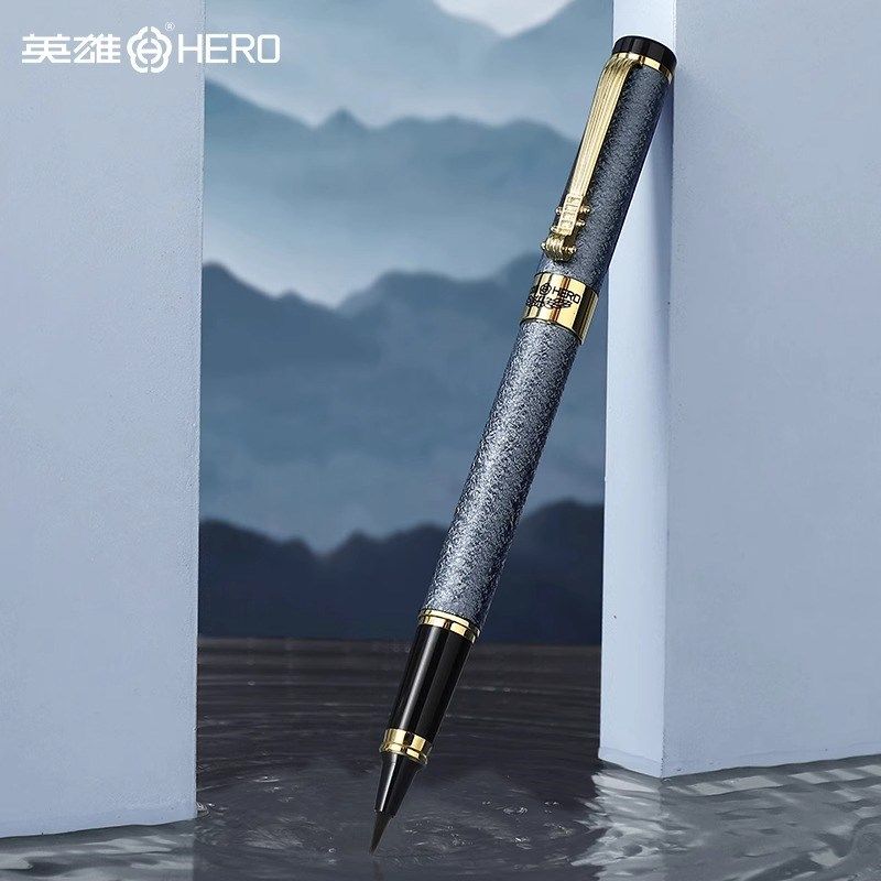 英雄牌新款软头软尖钢笔式毛笔秀丽笔软笔书法笔专用练字硬笔楷书 - 图1