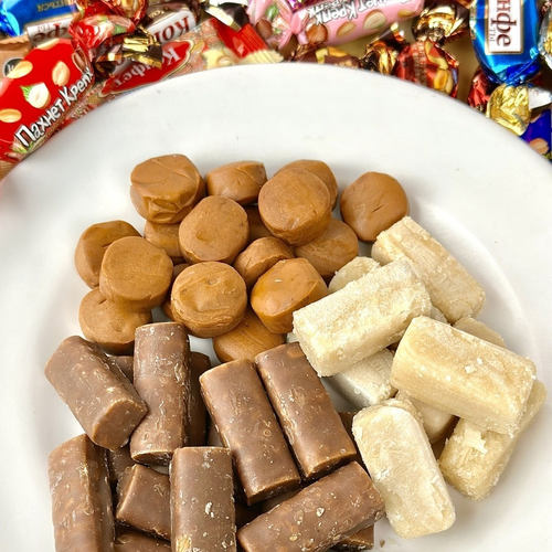 【年货促销！立减30】俄罗斯混合风味糖果巧克力什锦红色包装BX - 图3