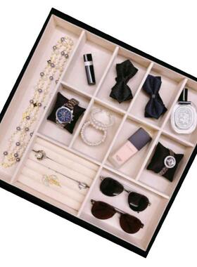 样板房梳妆台饰品首饰摆件衣柜抽屉内抽装饰品组合套装衣帽间轻奢