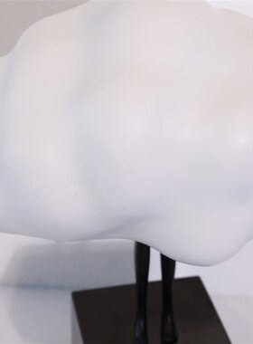 极简抽象云朵人物摆设酒店样板房装饰雕塑客厅玄关橱窗壁柜摆件