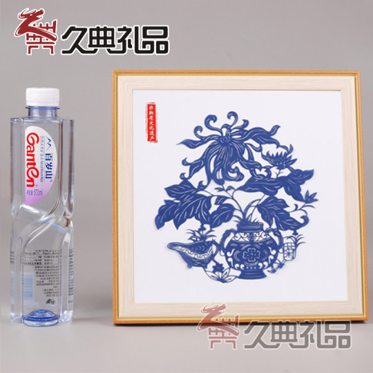 Chinese-style paper-cut picture frame ornaments, paper-cut gifts, crafts, Chinese-style decorative paintings, characteristic art, Xi'an souvenirs