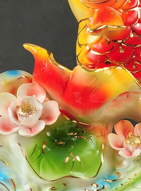 简约鱼摆件葫芦白菜陶瓷家居装饰品客厅电视柜酒柜工艺品创意礼品