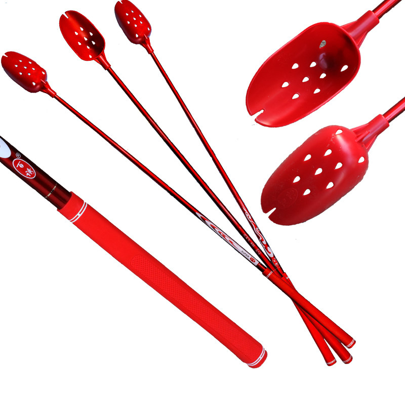 钓鱼打窝勺百诱三用不沉水打窝器碳素材质超轻投饵抛线器青鲤草鱼 - 图3