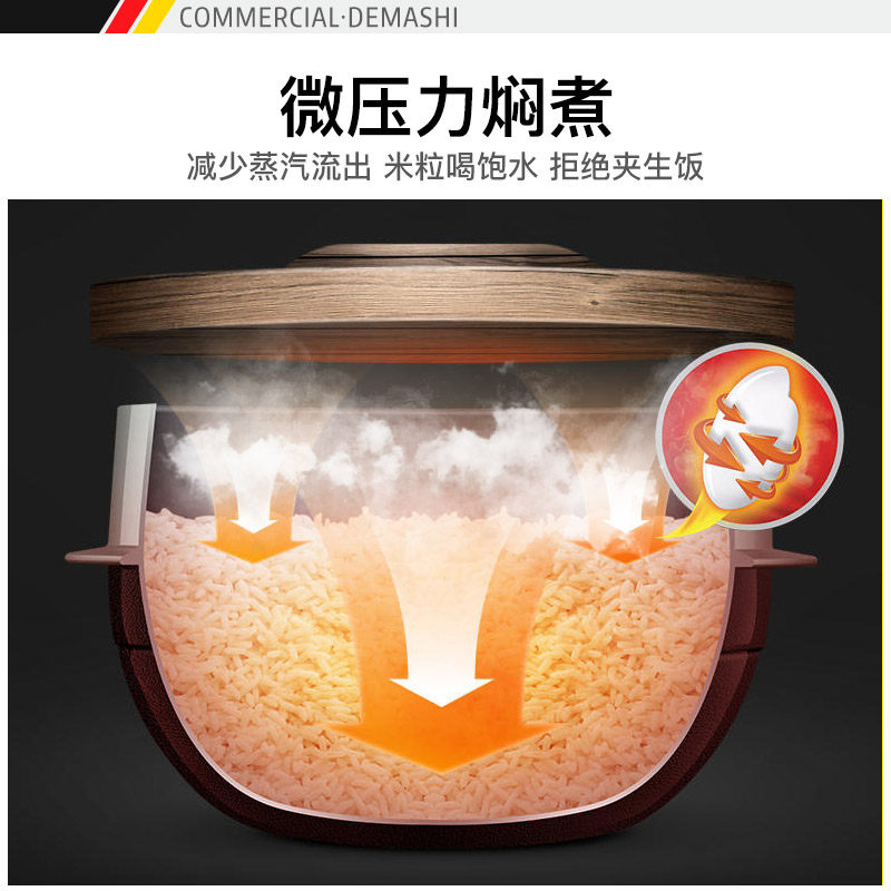 德玛仕商用电饭煲超大容量不锈钢西施锅酒店饭店食堂专用蒸饭微压,淘宝优惠券,粉丝福利购,淘宝优惠卷