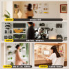 Edged unbounded metal perforated plate storage rack