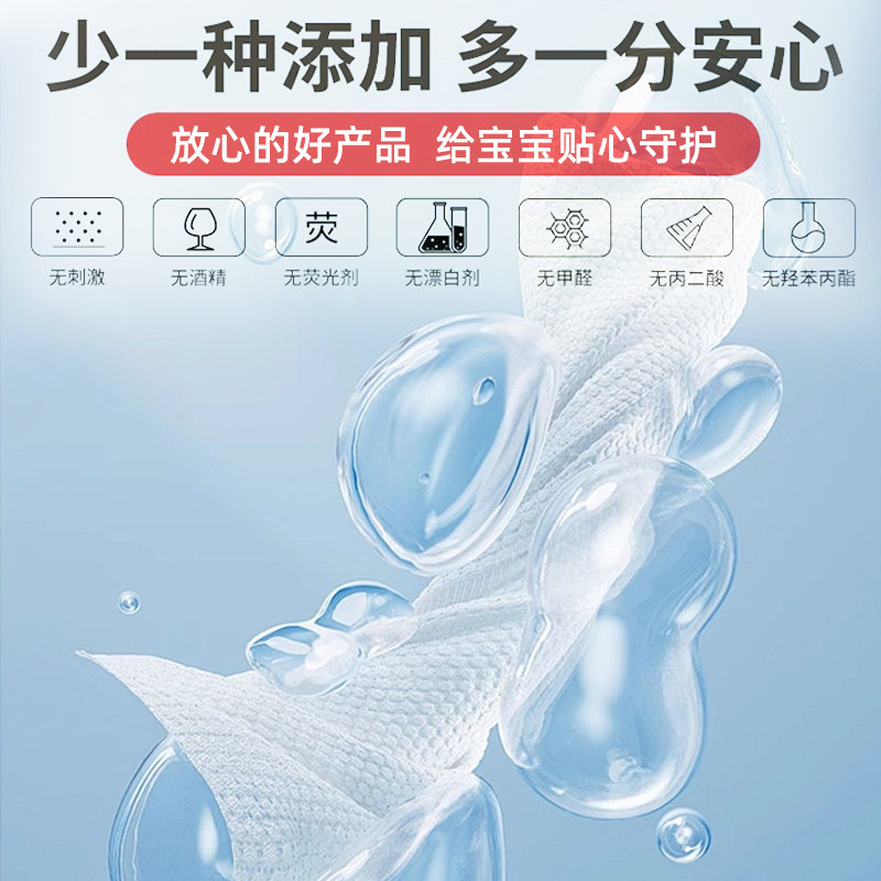 小黄鸭婴幼儿母婴手口屁专用湿纸巾加大加巨厚珍珠纹带盖家庭批发,淘宝优惠券,粉丝福利购,淘宝优惠卷