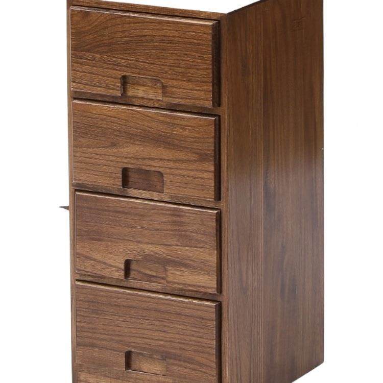 床头迷你卧室边柜夹柜型极窄柜25cm缝收纳柜EWL小胡桃色超窄实木,淘宝优惠券,粉丝福利购,淘宝优惠卷