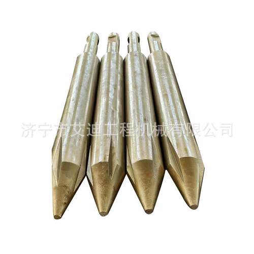 厂现货供应75破碎锤大头钎杆 100破碎锤整体大头钢钎 先进热处理 - 图3