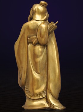 黄铜华佗像摆件医圣神医铜像医院诊所药店装饰品工艺品送名医礼品