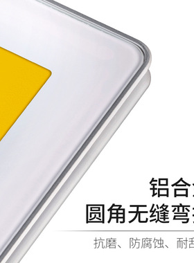 分众电梯广告框架海报框磁吸圆角展示框铝合金钢化玻璃广告牌挂墙