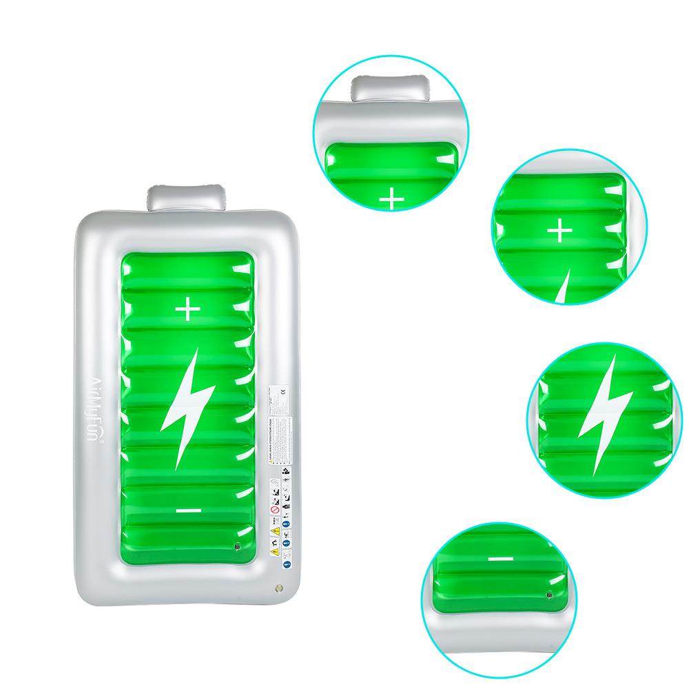 AMF充气水上躺椅户外加厚休闲游乐充气浮排电池充气浮床,淘宝优惠券,粉丝福利购,淘宝优惠卷