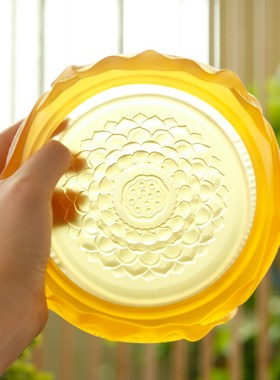 琉璃荷叶聚宝盆聚宝缸家用客厅店铺桌面装饰品摆放摆件送礼招财盆