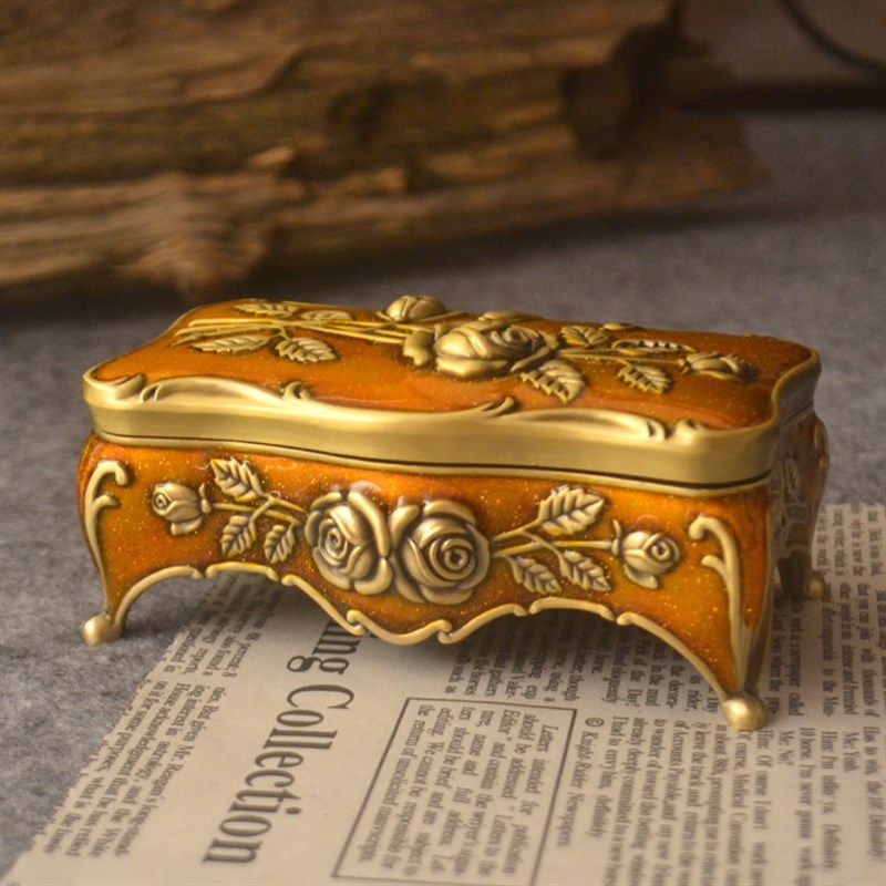 经典欧式牙签盒青铜色滴金胶棉签盒复古牙签筒首饰盒家居装饰用品,淘宝优惠券,粉丝福利购,淘宝优惠卷