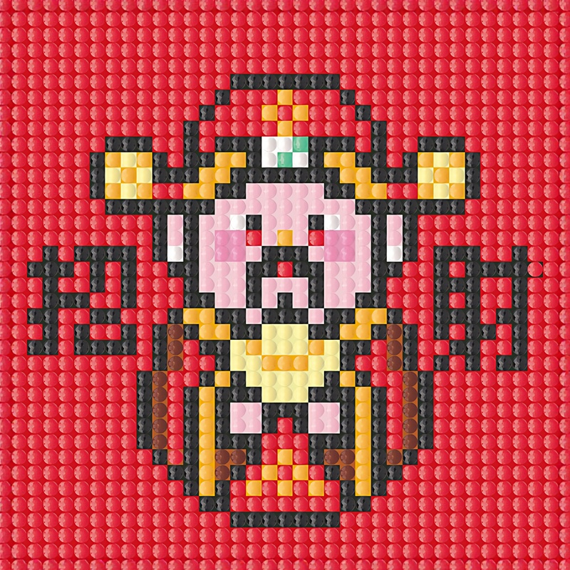 新款财神爷钻石画摆件贴画手工diy制作摆台书桌客厅金元宝带木框,淘宝优惠券,粉丝福利购,淘宝优惠卷