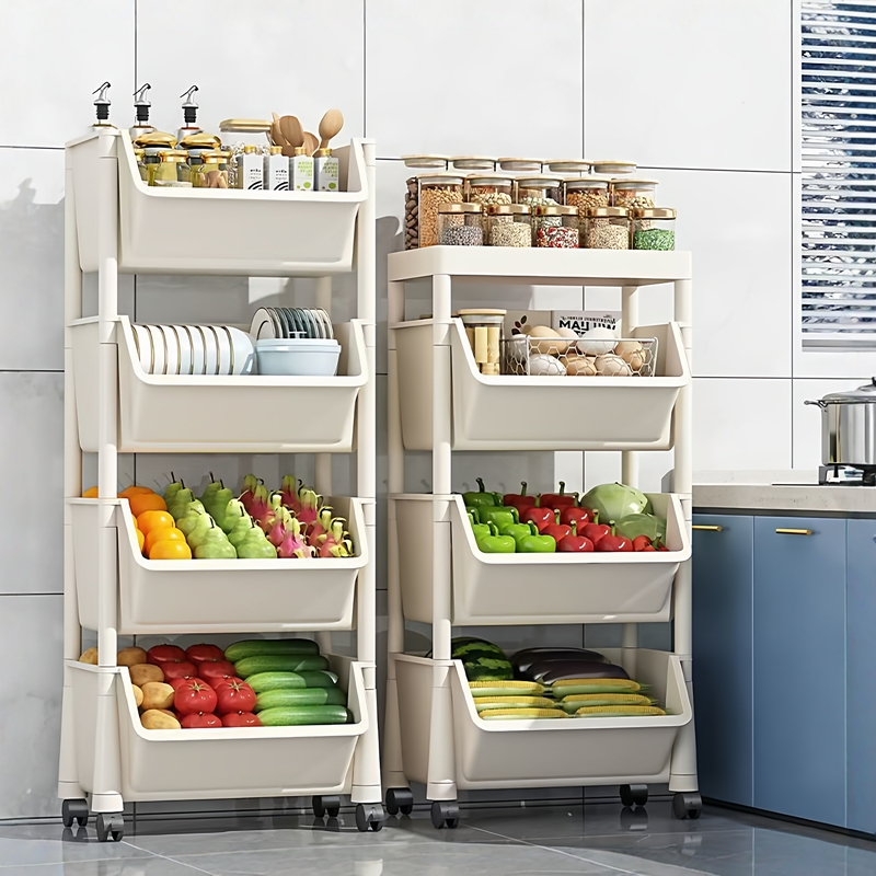 家用宿舍书架落地置物架移动客厅收纳多层零食带轮小推车简易书柜,淘宝优惠券,粉丝福利购,淘宝优惠卷