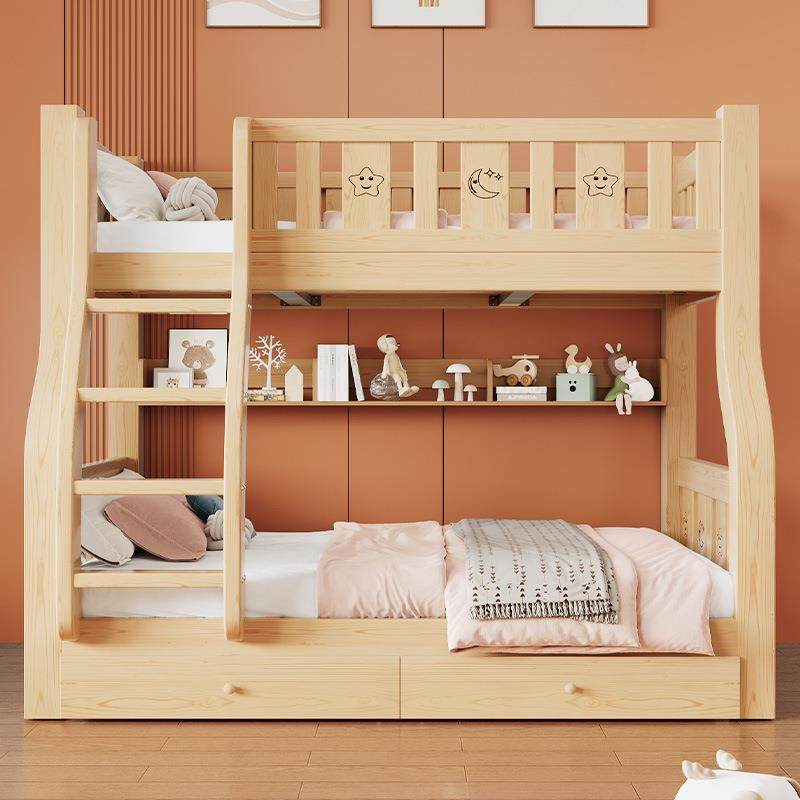 上下床双层床全实木高低床小户型大人两层子母床上下铺木床儿童床,淘宝优惠券,粉丝福利购,淘宝优惠卷