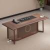 New new Chinese style tea table and chair combination solid wood black walnut Kung Fu tea table and tea set set all in one home tea drinking table