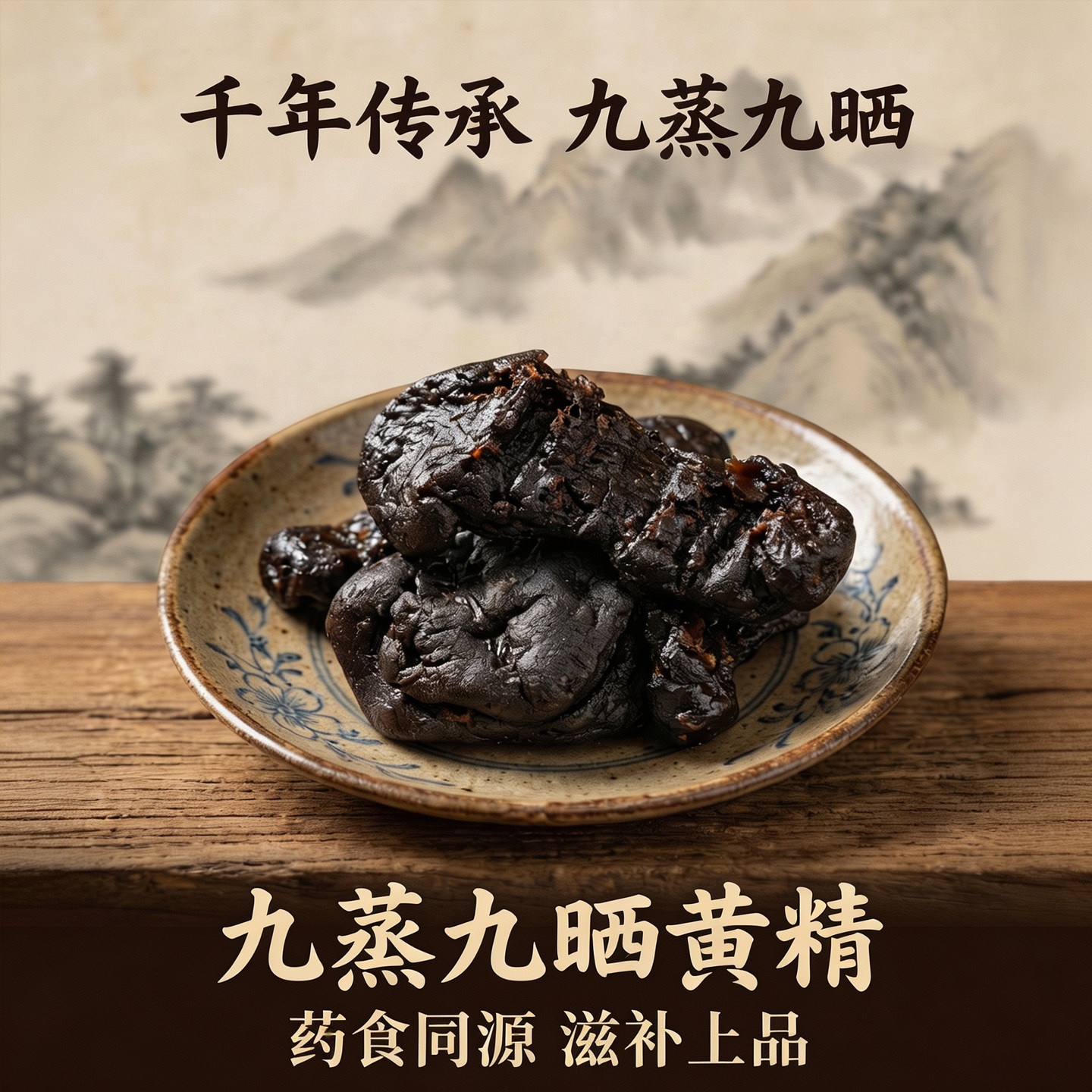 味偕陈皮黄芪黄精当归黑豆