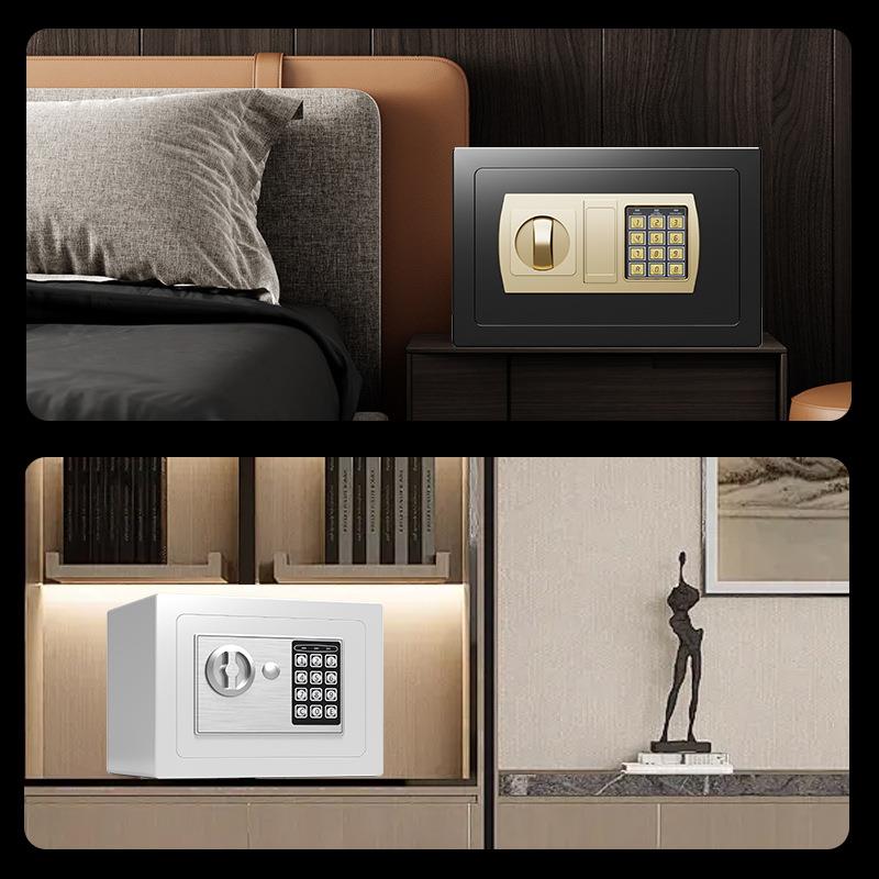 Safe, home safe, mini in-wall office anti-theft safe deposit box with password, small children's piggy bank