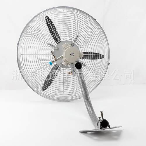 防爆气动摇头扇落地工业大风量低噪音钢制扇叶立式趴地壁挂式风扇 - 图2