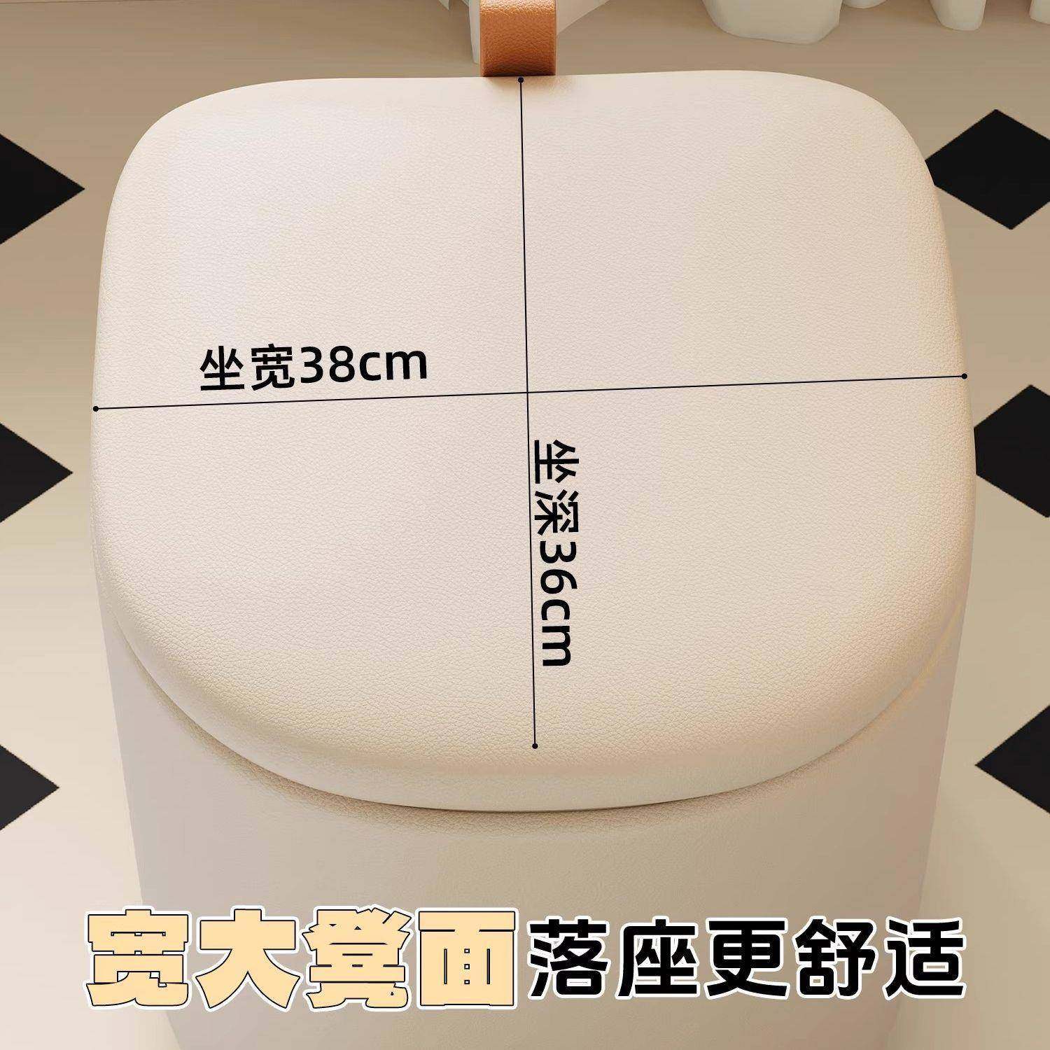 化妆凳可储物梳妆台凳子女生卧室奶油风旋转万向轮美甲椅方凳矮凳,淘宝优惠券,粉丝福利购,淘宝优惠卷