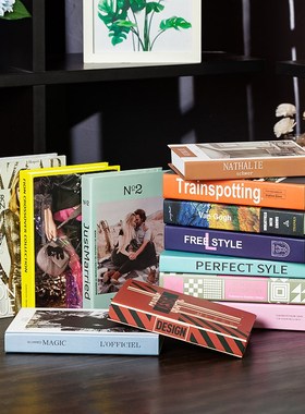 简约现代假书仿真书装饰书摆件家居客厅书房装饰品摄影道具书摆设