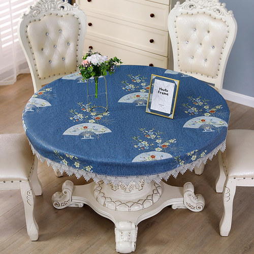 圆形桌布防水防油防烫免洗pvc皮桌垫酒店家用饭店圆桌餐桌布桌布 - 图3