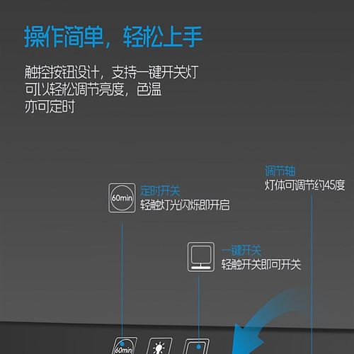 电脑显示器屏幕挂灯智能LED护眼台灯学习办公补光灯触摸控制灯条 - 图0