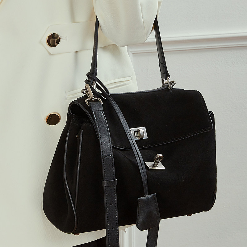 琳蒂袋鼠2025新款托特包慵懒风大容量磨砂牛皮凯莉包女手提斜挎肩,淘宝优惠券,粉丝福利购,淘宝优惠卷